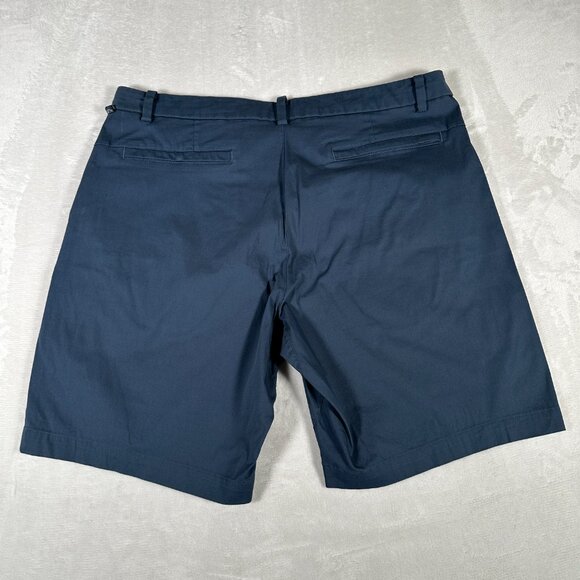 Lululemon Commission Shorts Men Size 36 Blue Classic Fit Slash Pockets LM7AAASE - Picture 9 of 11
